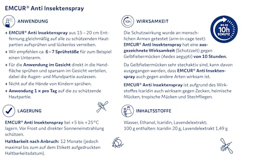 Insektenschutzspray Family EMCUR