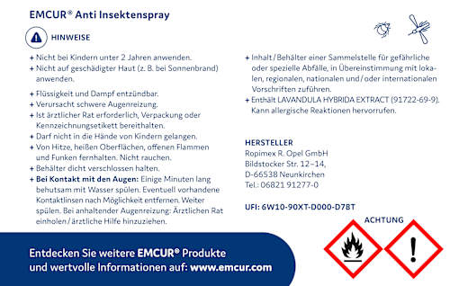 Insektenschutzspray Family EMCUR
