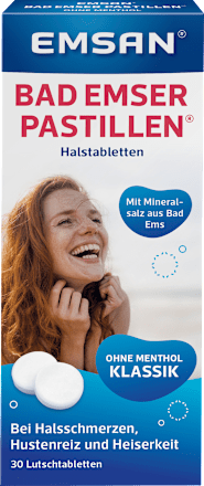 Pastillen Halstabletten ohne Menthol Emsan