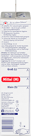 Einmalhandschuhe latexfrei schwarz Mittel Profissimo
