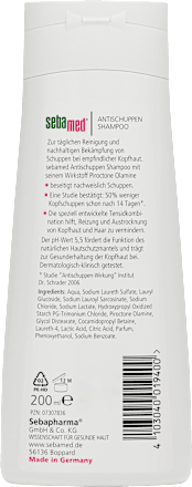 Shampoo Anti-Schuppen sebamed