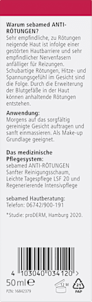 Anti-Rötungen Leichte Tagespflege sebamed