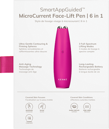 MicroCurrent Face-Lift Pen 6 in 1 Magenta GESKE 