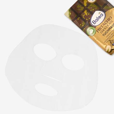 Maska za obraz v obliki krpice Pistachio Chocolate Balea