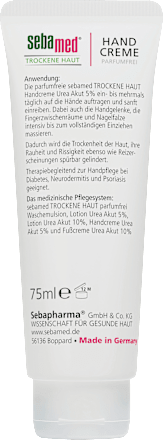 Trockene Haut Handcreme sebamed