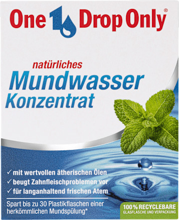 Mundwasser Konzentrat, fluoridfrei One Drop Only