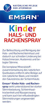 Kinder Hals- und Rachenspray Emsan