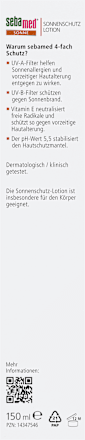 Sonnenschutz Lotion LSF 50+ sebamed