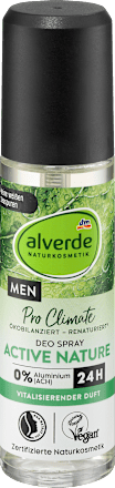 Deodorant natural spray ACTIVE NATURE alverde NATURKOSMETIK MEN