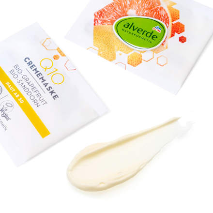 Maschera viso Q10 anti-age alverde