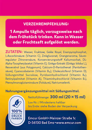 Gelée Royal Immunkur 50+ EMCUR