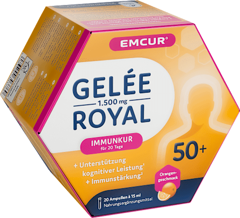 Gelee Royal 1500 Ampullen Orange 20 St EMCUR