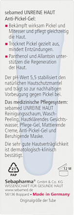 Anti Pickel Gel unreine Haut sebamed