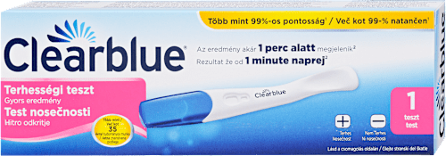 Gyors terhességi teszt Clearblue