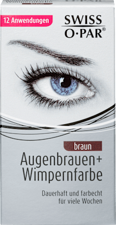 Augenbrauen- und Wimpernfarbe braun Swiss-o-Par