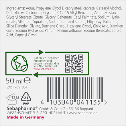 Anti Aging Gesichtscreme Falten-Filler sebamed