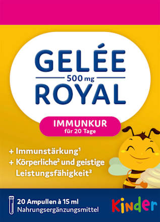 Gelee Royal 500 Kinder Ampullen Erdbeere 20 St EMCUR