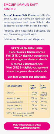 Immun Saft Kinder EMCUR