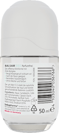 Deo Roll-on Balsam parfumfrei sebamed