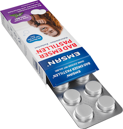 Pastillen Halstabletten mit Salbei Emsan