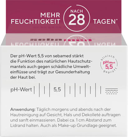 Anti Aging Gesichtscreme Q10 Aufbau sebamed