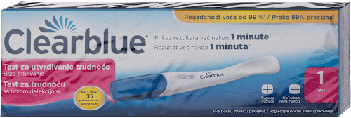 Plus test za utvrđivanje trudnoće Clearblue