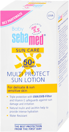 Baby opalovací mléko Multi Protect SPF50+  sebamed baby
