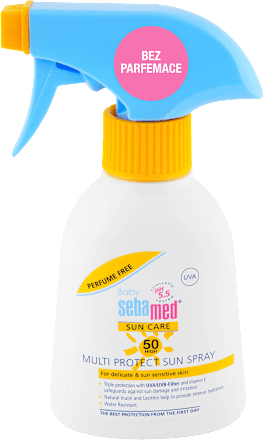 Detský sprej na opaľovanie Sun Care Multi Protect OF 50 sebamed baby