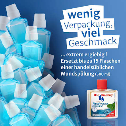 Mundwasser-Konzentrat Natürlich One Drop Only