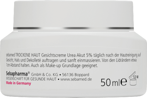 Gesichtscreme Trockene Haut Urea Akut 5% sebamed