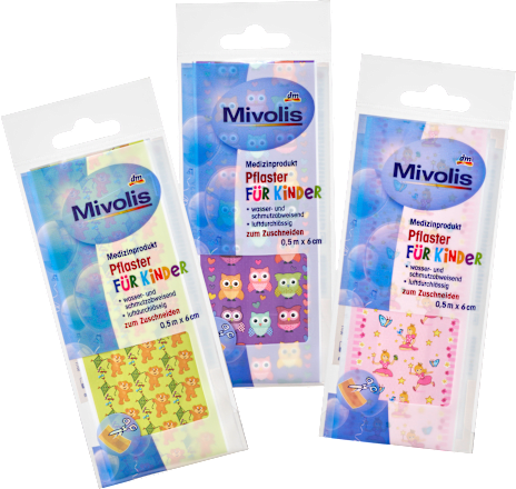 Pflaster für Kinder Mivolis