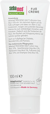 Fußcreme Urea Akut 10% sebamed