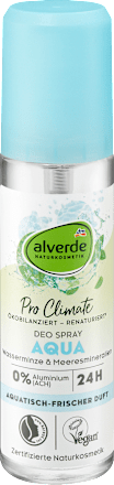 Deodorant Spray Aqua Water Mint Sea Minerals alverde NATURKOSMETIK