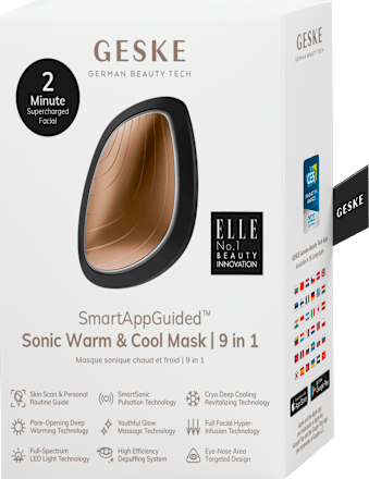 Sonická pleťová maska SmartAppGuided™ Warm & Cool 9v1 GESKE