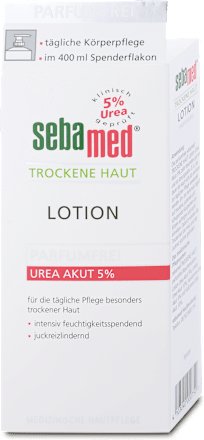 Telové mlieko s 5 % obsahom urey sebamed