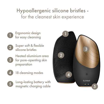 Tермо четка за лице Sonic 6 в 1  GESKE