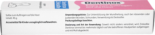 Zinksalbe  Dentinox