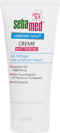 Gesichtscreme unreine Haut mattierend sebamed