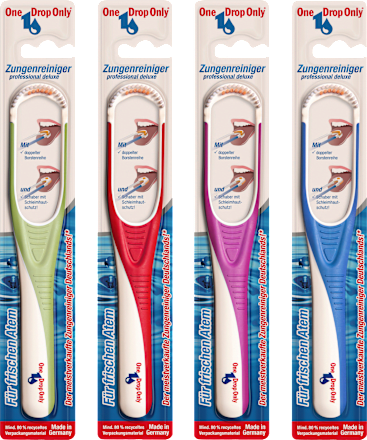 Zungenreiniger Professional Deluxe sortiert One Drop Only