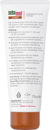 Sonnenschutzcreme LSF 50+ sebamed