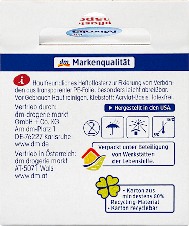 Heftpflaster Transparent Mivolis