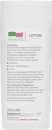 Bodylotion Urea Akut Parfumfrei sebamed