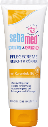Detský krém na tvár a telo s nechtíkom sebamed baby