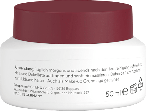 Anti Aging Gesichtscreme Q10 Aufbau sebamed
