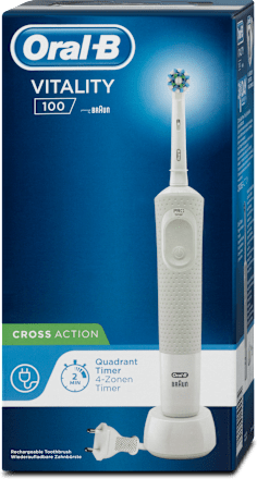 elektrische Zahnbürste Vitality Cross Action weiß Oral-B