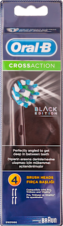 CROSS ACTION glave za električnu četkicu - BLACK EDITION Oral-B