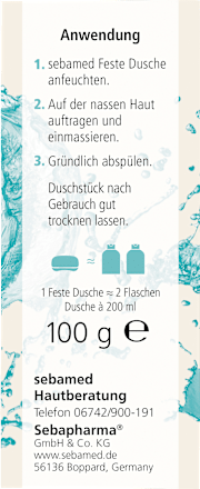 Feste Dusche Wellness sebamed