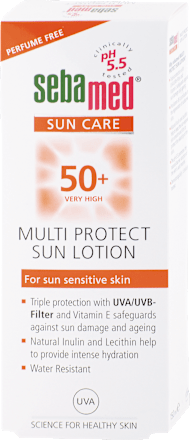 Mlieko na opaľovanie Multi Protect OF 50+ sebamed
