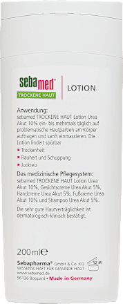 Bodylotion Trockene Haut Urea 10% sebamed