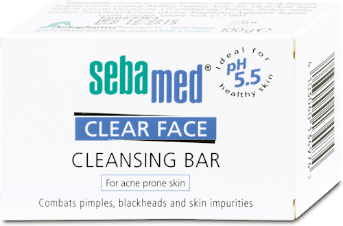CLEAR FACE - čvrsti sapun za lice  sebamed